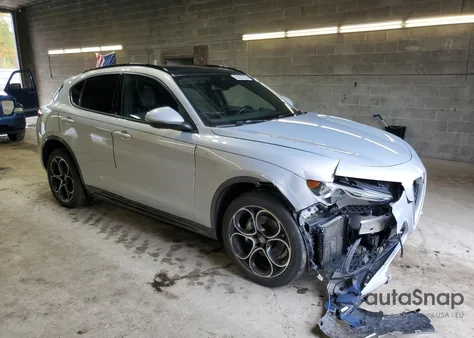2022 Alfa Romeo Stelvio Ti from USA, damaged, VIN ZASPAKBN2N7D32110